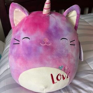 Squishmallows Carla the Caticorn Valentine 12" Stuffed Animal